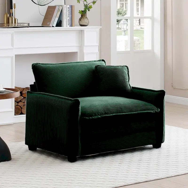 DIY Customization Corduroy Upholstered Armless Modular Sectional Sofa