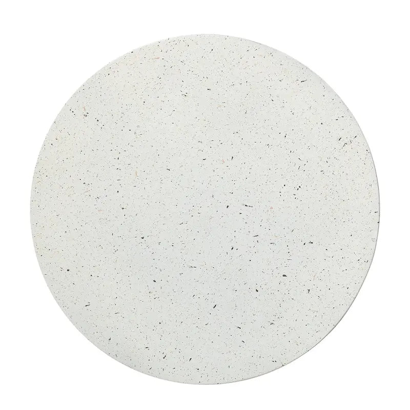 Glitzhome 17.75H MGO Geometric Faux Terrazzo and Garden Stool