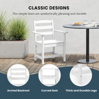 Polytrends Shoreside 5-Piece Arm Chair Dining Set