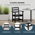 Polytrends Shoreside 5-Piece Arm Chair Dining Set