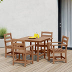 Polytrends Shoreside 5-Piece Arm Chair Dining Set