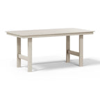 Polytrends Shoreside 6-Piece Side Chair Dining Set With Bench