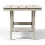 Polytrends Shoreside 6-Piece Side Chair Dining Set With Bench