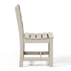 Polytrends Shoreside 6-Piece Side Chair Dining Set With Bench
