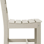 Polytrends Shoreside 6-Piece Side Chair Dining Set With Bench