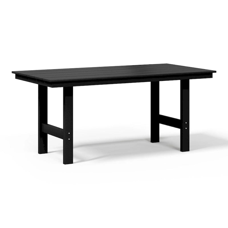 Polytrends Shoreside 6-Piece Side Chair Dining Set With Bench