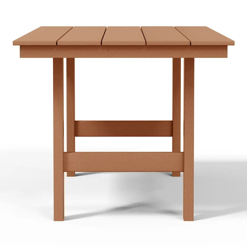 Polytrends Shoreside 6-Piece Side Chair Dining Set With Bench