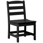 Polytrends Shoreside Outdoor Patio Armless Dining Side Chair