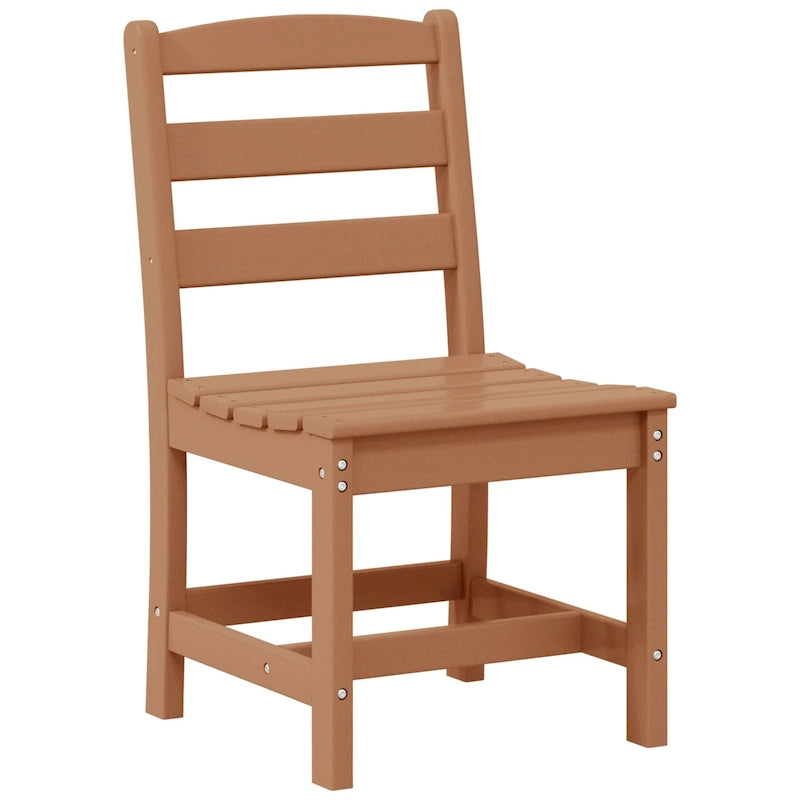 Polytrends Shoreside Outdoor Patio Armless Dining Side Chair