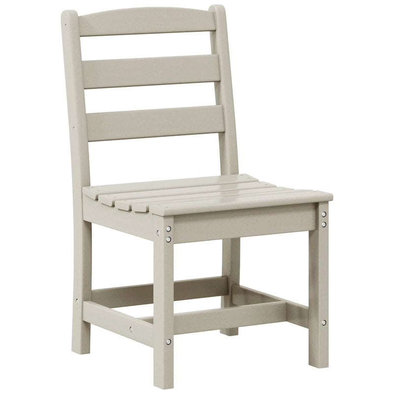 Polytrends Shoreside Outdoor Patio Armless Dining Side Chair
