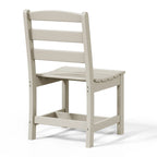 Polytrends Shoreside Outdoor Patio Armless Dining Side Chair
