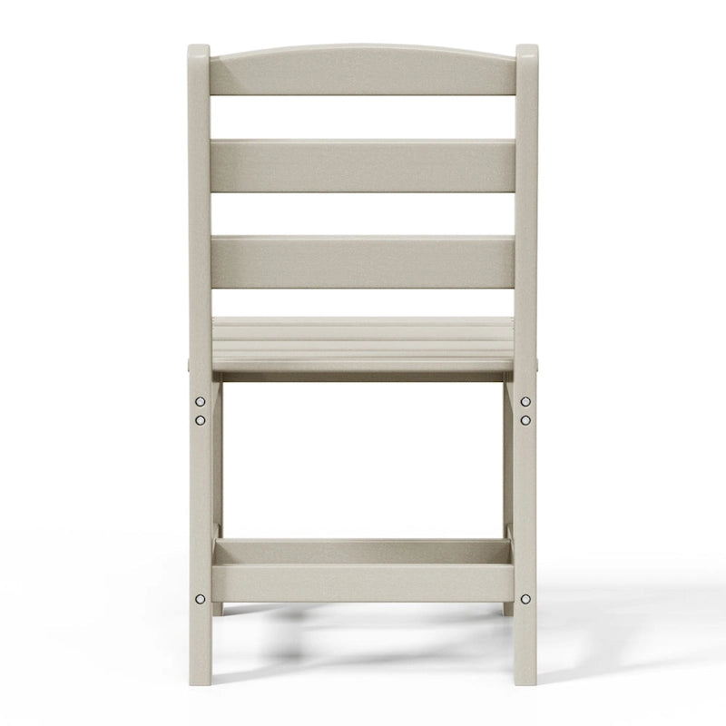 Polytrends Shoreside Outdoor Patio Armless Dining Side Chair