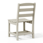 Polytrends Shoreside Outdoor Patio Armless Dining Side Chair