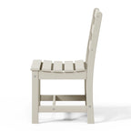 Polytrends Shoreside Outdoor Patio Armless Dining Side Chair