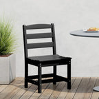 Polytrends Shoreside Outdoor Patio Armless Dining Side Chair