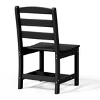 Polytrends Shoreside Outdoor Patio Armless Dining Side Chair