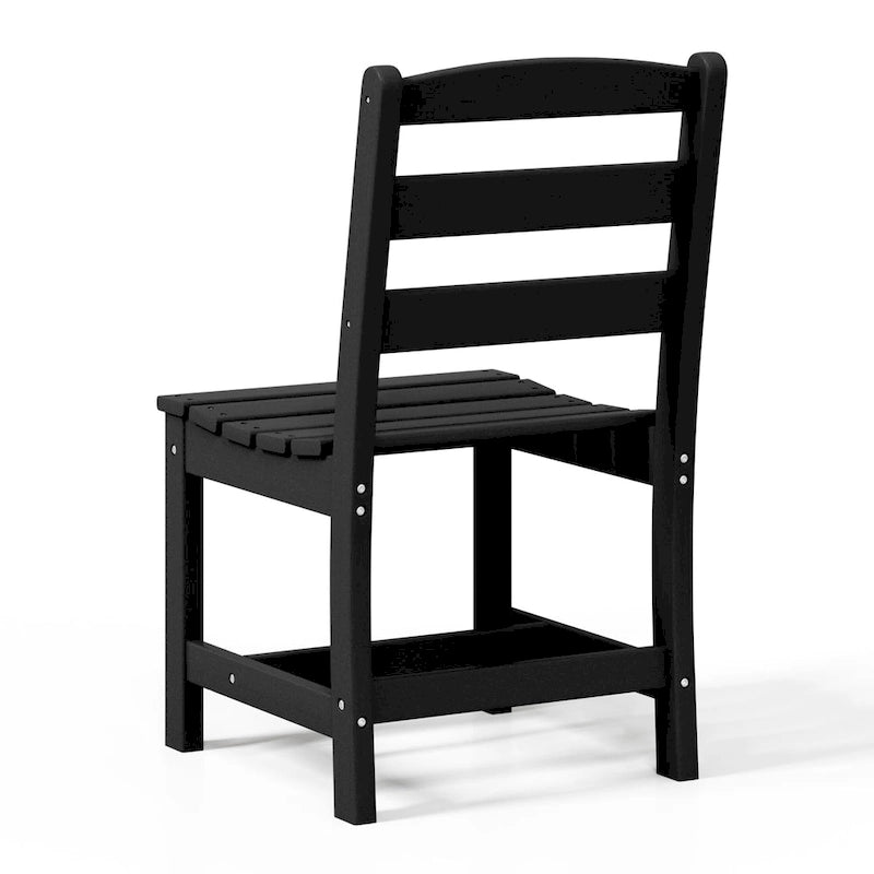 Polytrends Shoreside Outdoor Patio Armless Dining Side Chair