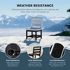 Polytrends Shoreside Outdoor Patio Armless Dining Side Chair