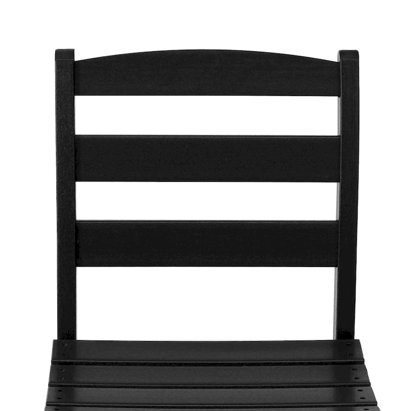 Polytrends Shoreside Outdoor Patio Armless Dining Side Chair