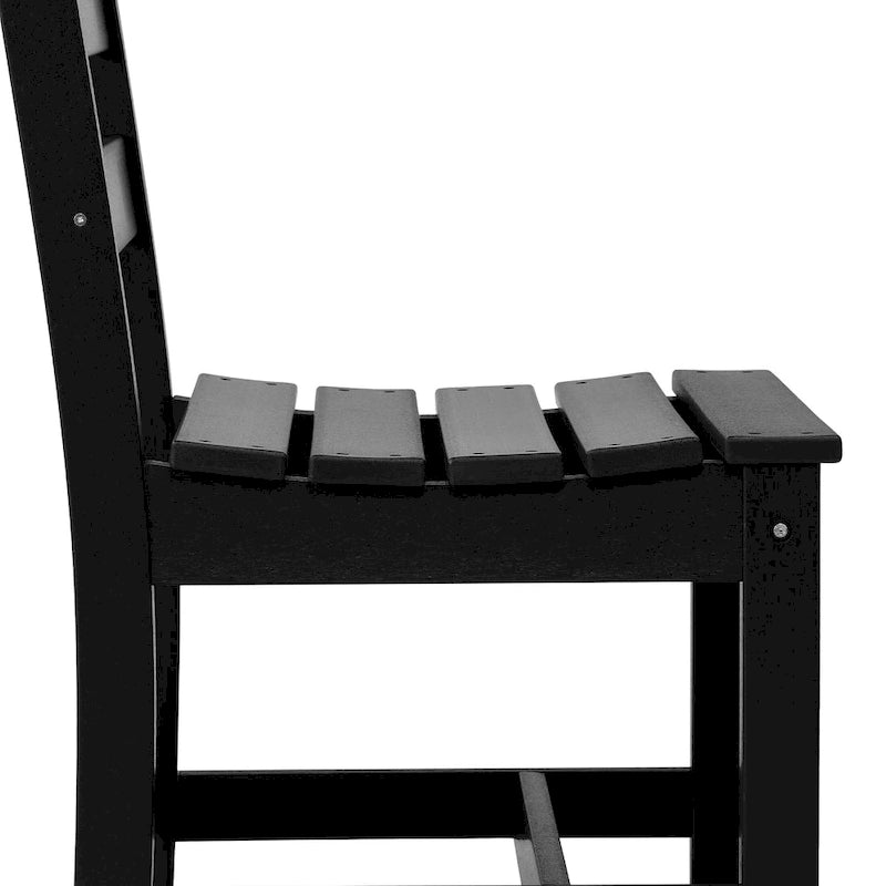 Polytrends Shoreside Outdoor Patio Armless Dining Side Chair