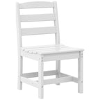 Polytrends Shoreside Outdoor Patio Armless Dining Side Chair