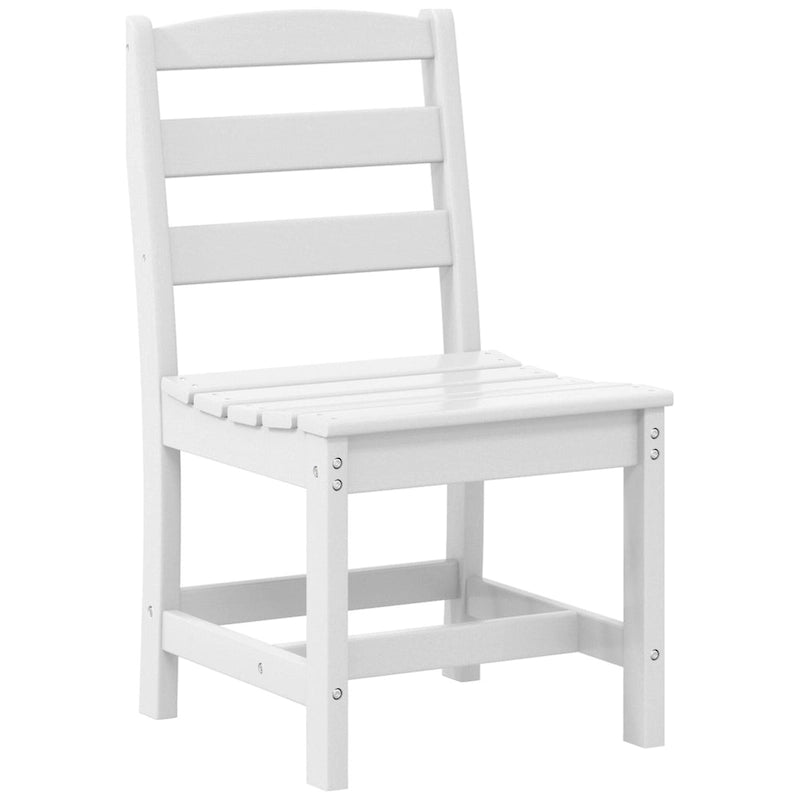 Polytrends Shoreside Outdoor Patio Armless Dining Side Chair