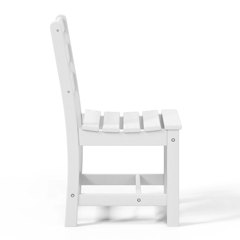 Polytrends Shoreside Outdoor Patio Armless Dining Side Chair
