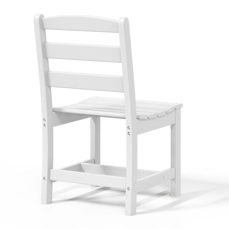 Polytrends Shoreside Outdoor Patio Armless Dining Side Chair