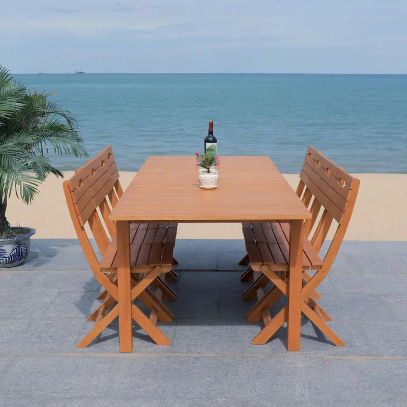 SAFAVIEH Outdoor Living Marson Dining Table - 35W x 90D x 30H