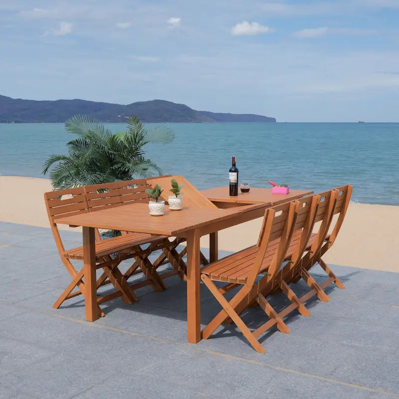 SAFAVIEH Outdoor Living Marson Dining Table - 35W x 90D x 30H