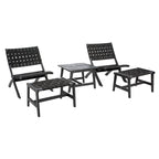 SAFAVIEH Outdoor Darryl Set - 24W x 31D x 28H