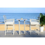 SAFAVIEH Outdoor Living Pate 3-piece Bar Bistro Set - 25W x 26D x 50H