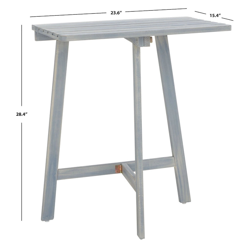 SAFAVIEH Outdoor Living Benton Balcony Table. - 24W x 15D x 28H
