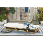 SAFAVIEH Outdoor Vale Chaise Lounge Chair with Cushion - 24W x 78D x 31H