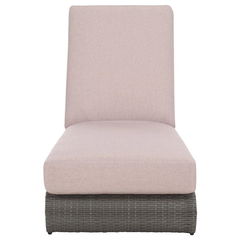 SAFAVIEH Outdoor Vale Chaise Lounge Chair with Cushion - 24W x 78D x 31H