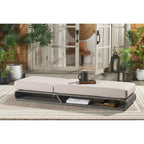 SAFAVIEH Outdoor Vale Chaise Lounge Chair with Cushion - 24W x 78D x 31H