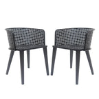 Christopher Knight Home - Milan Durable Outdoor Dining Chair Set for Stylish Gatherings