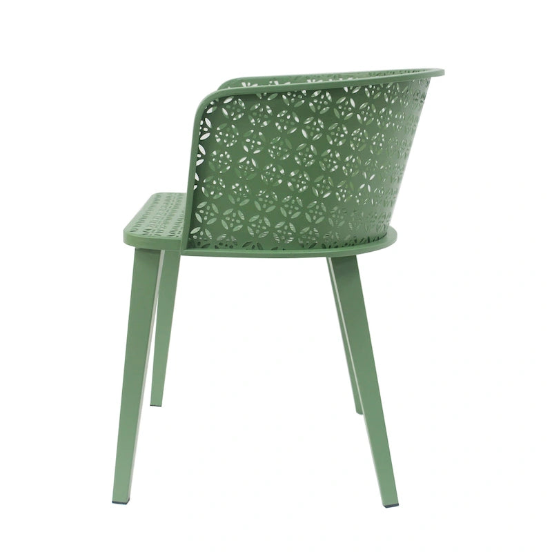 Christopher Knight Home - Milan Durable Outdoor Dining Chair Set for Stylish Gatherings
