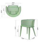 Christopher Knight Home - Milan Durable Outdoor Dining Chair Set for Stylish Gatherings