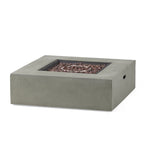 Christopher Knight Home- Mason Propane Fire Pit Table Set with Convenient Tank Holder