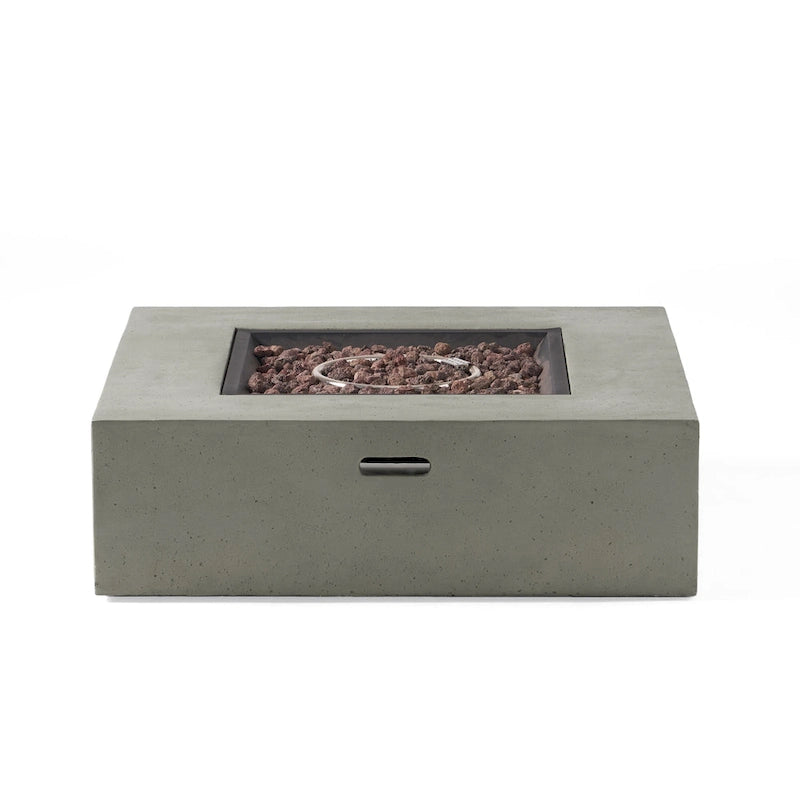 Christopher Knight Home- Mason Propane Fire Pit Table Set with Convenient Tank Holder