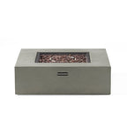 Christopher Knight Home- Mason Propane Fire Pit Table Set with Convenient Tank Holder