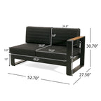 Christopher Knight Home- Mason Propane Fire Pit Table Set with Convenient Tank Holder