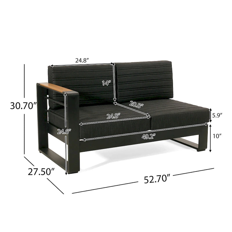 Christopher Knight Home- Mason Propane Fire Pit Table Set with Convenient Tank Holder