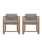 Kaysn Outdoor Acacia Wood Dining Chair (Set of 2) by Christopher Knight Home