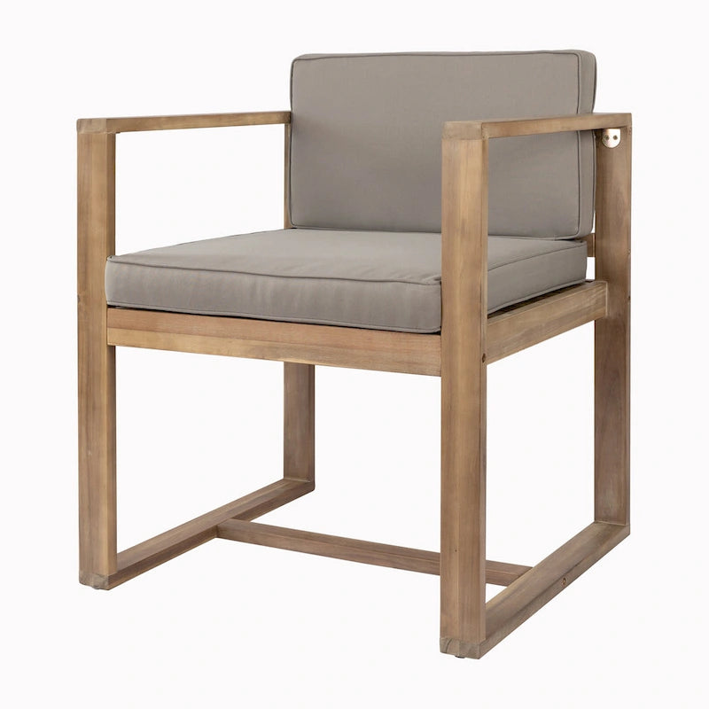 Kaysn Outdoor Acacia Wood Dining Chair (Set of 2) by Christopher Knight Home