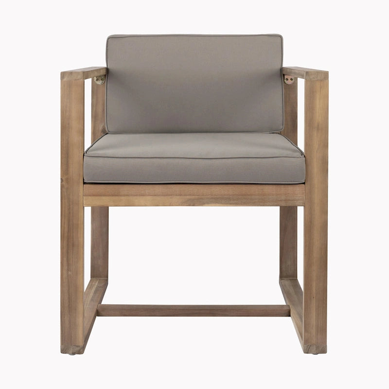 Kaysn Outdoor Acacia Wood Dining Chair (Set of 2) by Christopher Knight Home