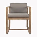 Kaysn Outdoor Acacia Wood Dining Chair (Set of 2) by Christopher Knight Home