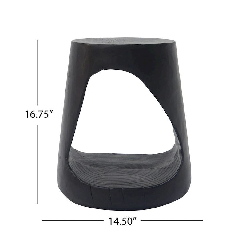 Christopher Knight Home - Emery Hollow Round Wood Grain Side Table
