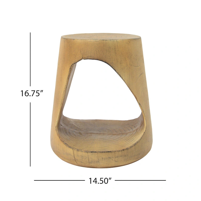 Christopher Knight Home - Emery Hollow Round Wood Grain Side Table